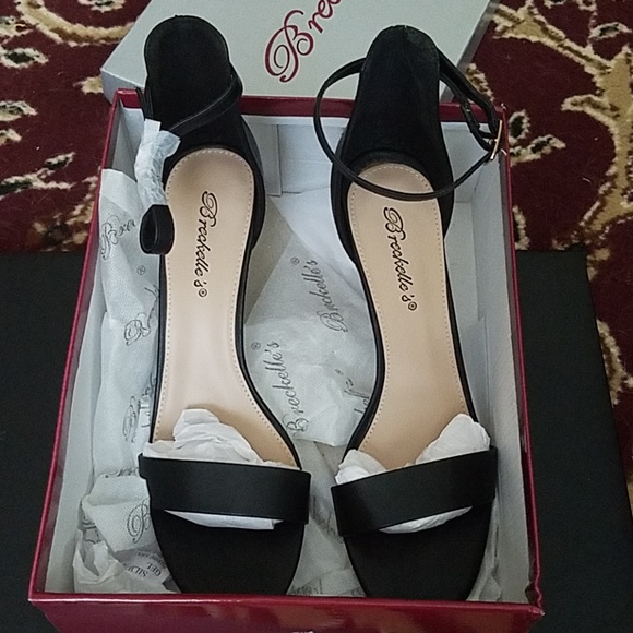 Black leather strap sandals - Picture 4 of 4